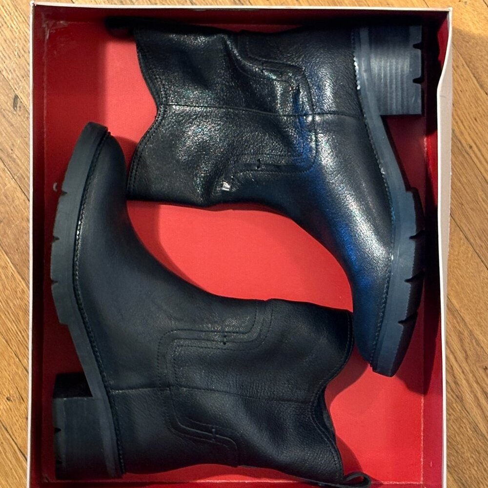 Donald Pliner Chunky Ankle Boots